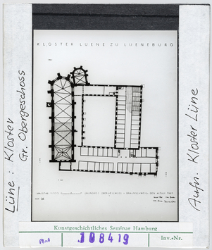 Vorschaubild Lüne: Kloster, Grundriss Obergeschoss 